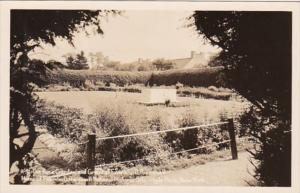 New York Hyde Park Rooseveelt Garden and Graveyard Real Photo