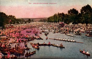 England Hhenry-On-Thames Regatta Rowing Scene