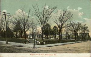 Wilmington DE 8th Street Park 1907 Used Postcard