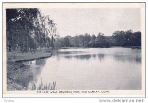 The Lake, Mead Memorial Park, NEW CANAAN, Connecticut, PU-1939