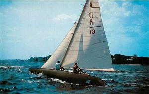 NJ, Toms River,  New Jersey, Class  E Sloop Sailing, Dexter No. 8317B