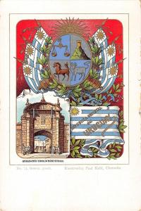 BR94992 spanische thos in montevideo uruguay heraldic litho