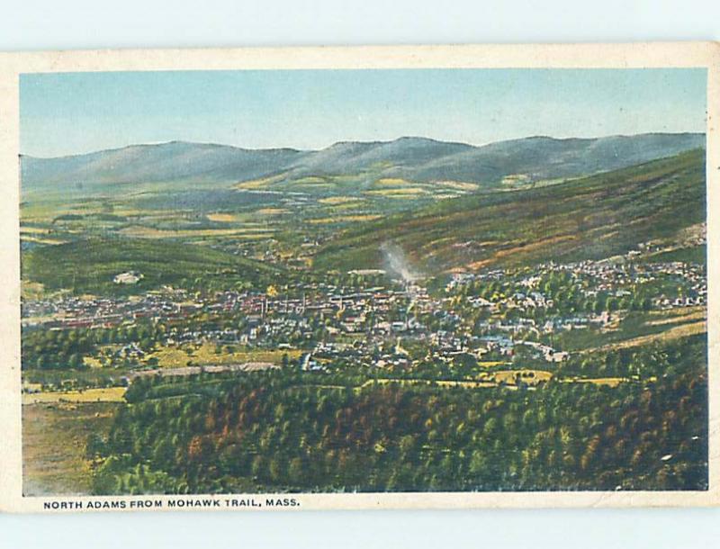 W-Border PANORAMIC VIEW North Adams Massachusetts MA i1432