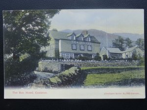 Cumbria CONISTON The Sun Hotel - Old Postcard by Abraham 545