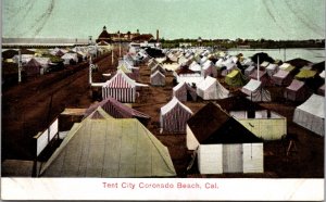 PC Tent City with Hotel Del Coronado in the Distance near San Diego California