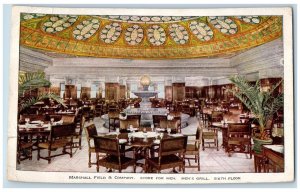 Chicago Illinois IL Postcard Marshall Field And Company Store For Men Scene 1921