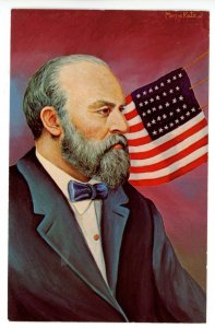 U. S. President - James Garfield   Artist: Morris Katz