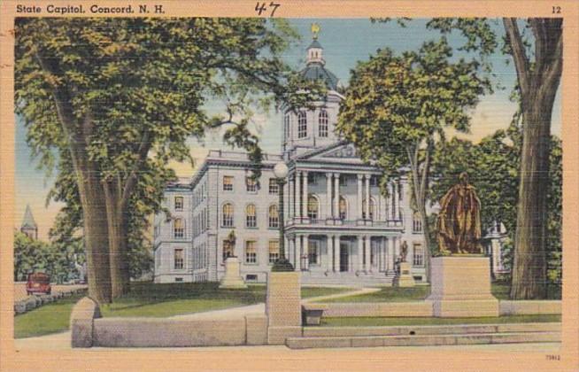 New Hampshire Concord State Capitol Building