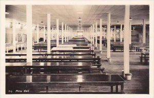 Idaho Farragut Naval Training Center Mess Hall Real Photo RPPC