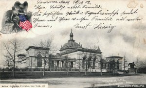 USA Memorial Hall Fairmount Park Philadelphia Pennsylvania Postcard 04.18