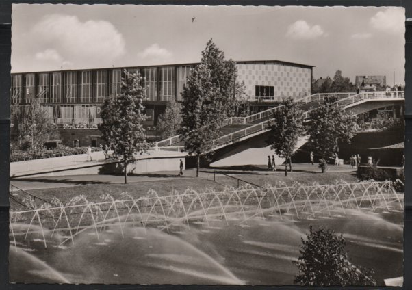 Post Card Stuttgart Germany Gartenschau - Wasserspiele