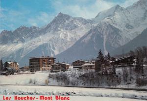BF19607 les houches mont blanc et la chaine du mont bl  france  front/back image