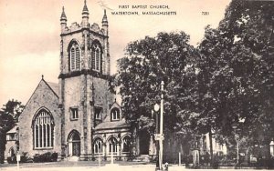 First Baptist Church in Watertown, Massachusetts