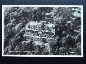 Shropshire Aerial View CHURCH STRETTON Longmynd Hotel - Old RP Postcard