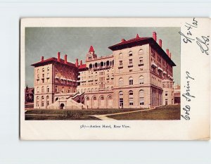 Postcard Antlers Hotel, Rear View, Colorado Springs, Colorado