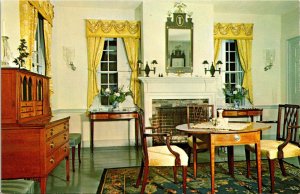 Deerfield Massachusetts Ma Mass Wright House Supper Room Chamberlain Postcard 