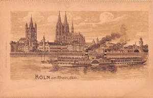 Am Rhein Den Koln Germany Unused 