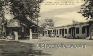 Belmont Motor Hotel - Colorado Springs , Colorado CO