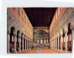 Postcard Interior, S. Apollinare in Classe, Ravenna, Italy