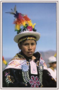 Belleza Quechas Girl Childrens Fashion Morocco Postcard