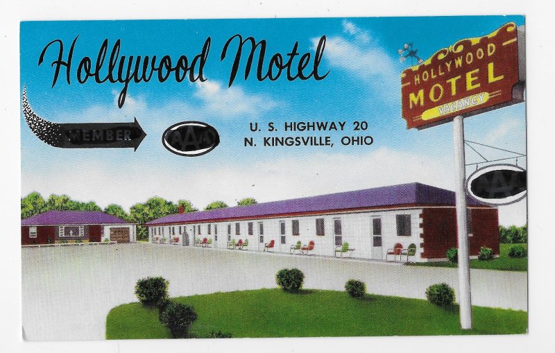 Hollywood Motel on U S Route 20 N. Kingsville Ohio