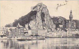 Belgium Dinant Arrivee du Bateau Touriste 1912