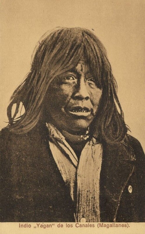 chile, Magallanes, Indio Yagan de los Canales, Indian Male (1910s) Postcard