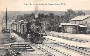 Train No 15 Arriving Narrowsburg NY 1910