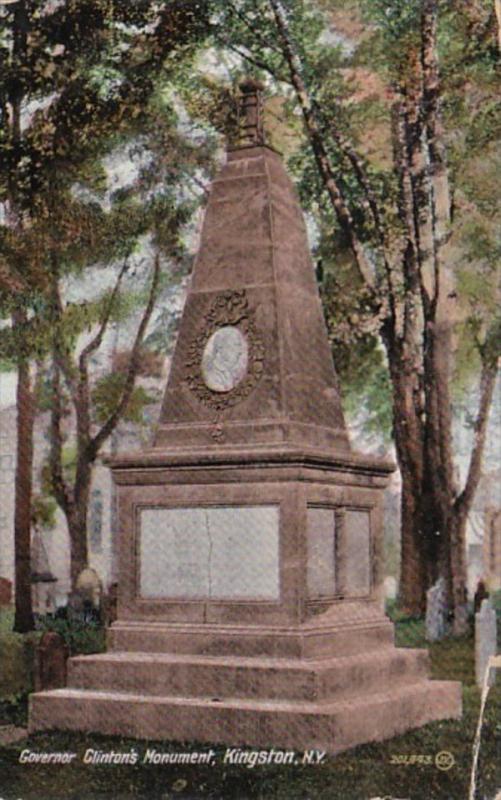 New York Kingston Governor Clinton's Monument 1909