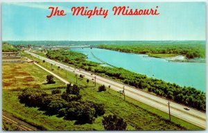 Missouri River and Interstate Highway 29 - The Mighty St. Louis, Missouri 