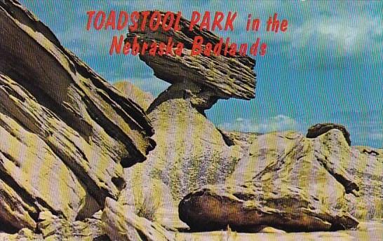 Toadstool Park In The Nebraska Badlands Nebaska