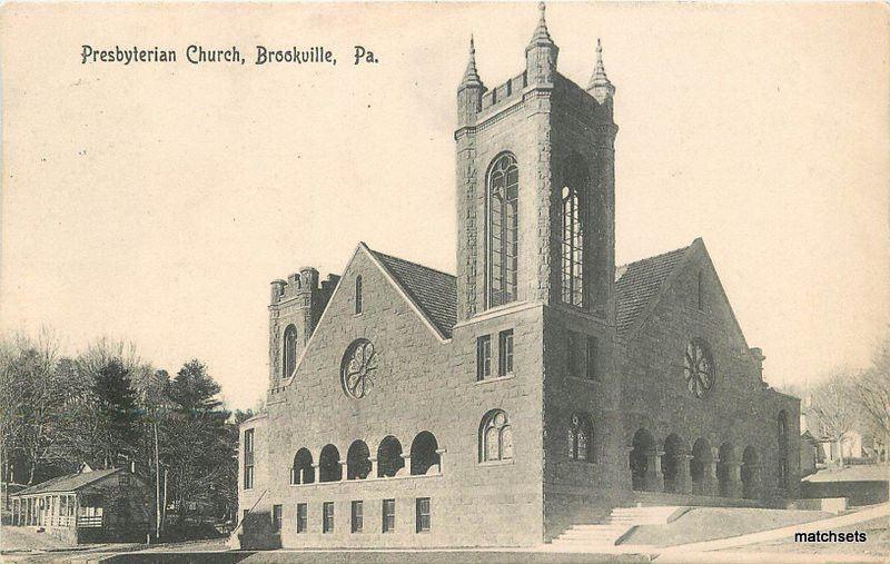 1910 Presbyterian Church BOOKVILLE PA postcard 5134