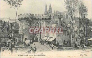 Old Postcard Chartres La Porte Guillaume