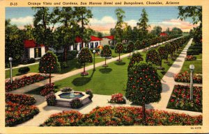 Arizona Chandler San Marcos Hotel and Bungalows Orange Vista & Gardens Curteich