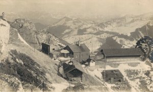 Germany Station Wendelstein Wendelsteinbahn Brannenburg RPPC 06.63