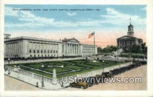 War Memorial Bldg. State Capitol - Nashville, Tennessee