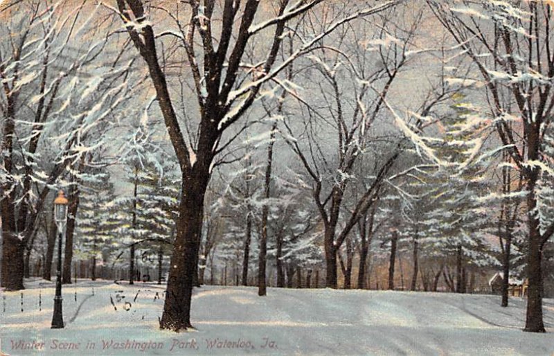 Winter Scene Waterloo, Iowa  