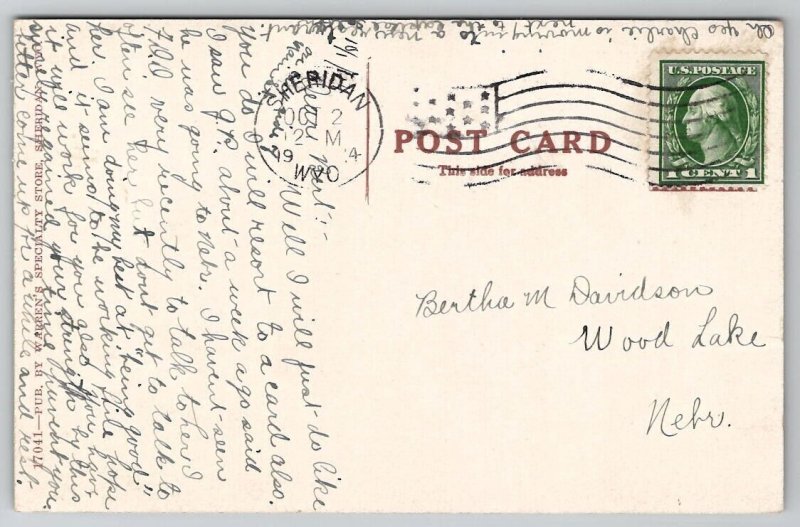 Sheridan County Court House Wyoming To Davidson Family Long Pine NE