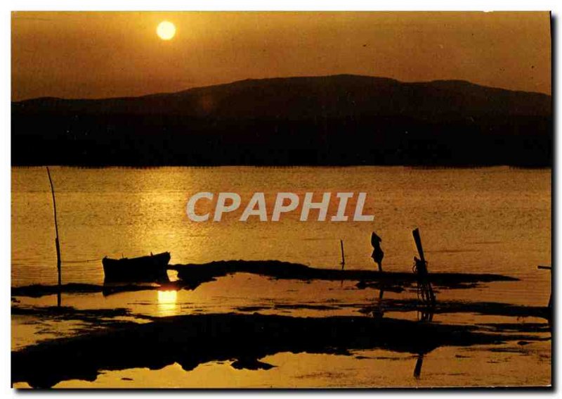 Postcard Modern Mediterranean Shores No Clouds In Softness & # 39Un Soir d & ...