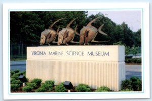 VIRGINIA BEACH, VA ~ Lookdown Fish MARINE SCIENCE MUSEUM Aquarium 4x6 Postcard