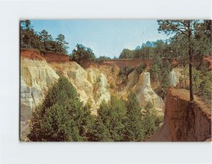 Postcard Providence Canyon, Lumpkin, Georgia