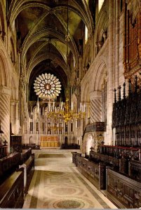 England Durham The Choir Durham Cathedral 1995