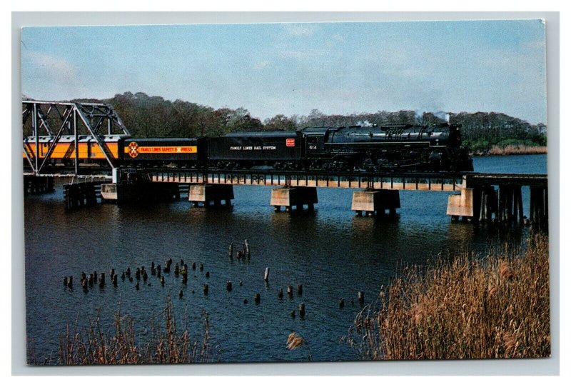 Vintage 1981 Postcard Chesapeake & Ohio Railroad Seaboard Coast Line Florida