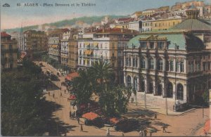 Postcard Bresson Place and Theater  Algeria
