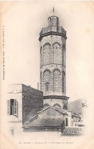 BF36120 oran  minaret de la mosquee du pacha   algeria front/back scan