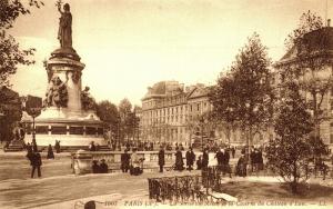 PARIS FRANCE, Metro Station, Caserne du Chateau d'Eau, Vintage Postcard Z0337