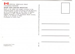 Banff Townview and Cascade Mountain, Alberta