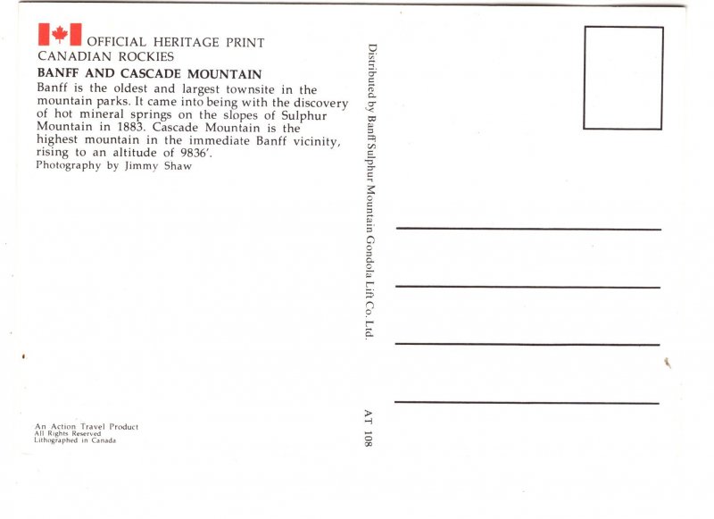 Banff Townview and Cascade Mountain, Alberta