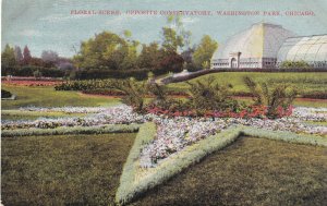 CHICAGO, Illinois, 00-10s; Floral Scene, Opposite Conservatory, Washington Park