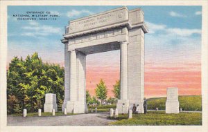 Mississippi Vicksburg Entrance To National Military Park